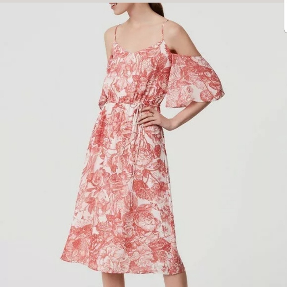 Cold Shoulder Midi Dress